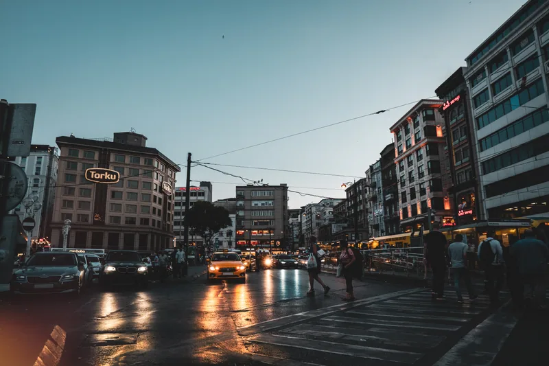 Dusk, Istanbul, Turkey