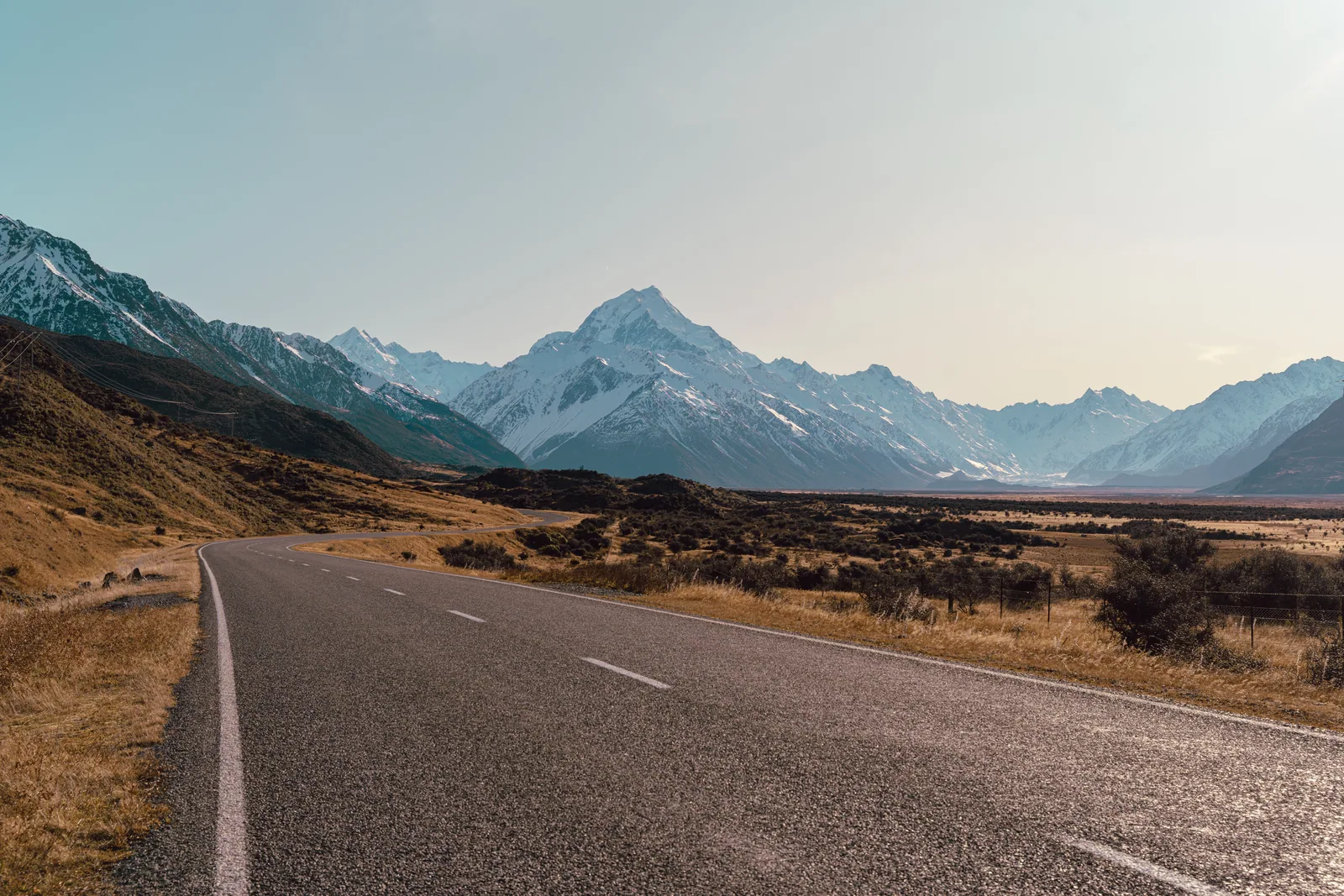 Mount Cook Road, Mount Cook National Park, NZ