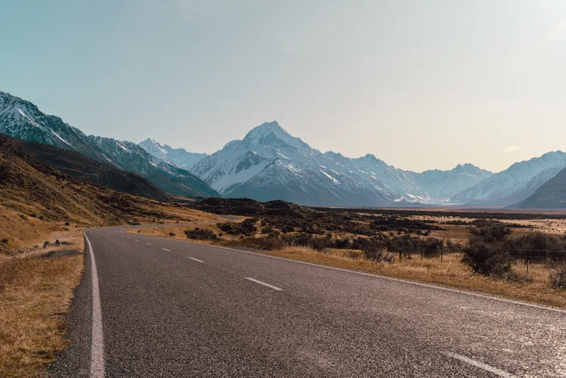 Mount Cook Road, Mount Cook National Park, NZ