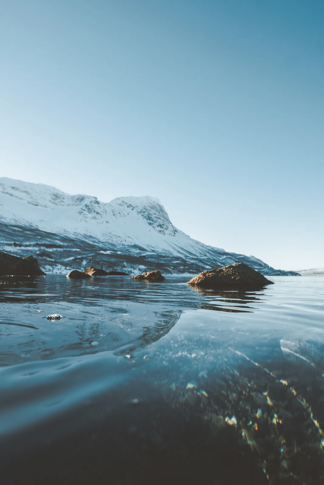 Ripples in The Fjords, Rombaken Lake, Norway